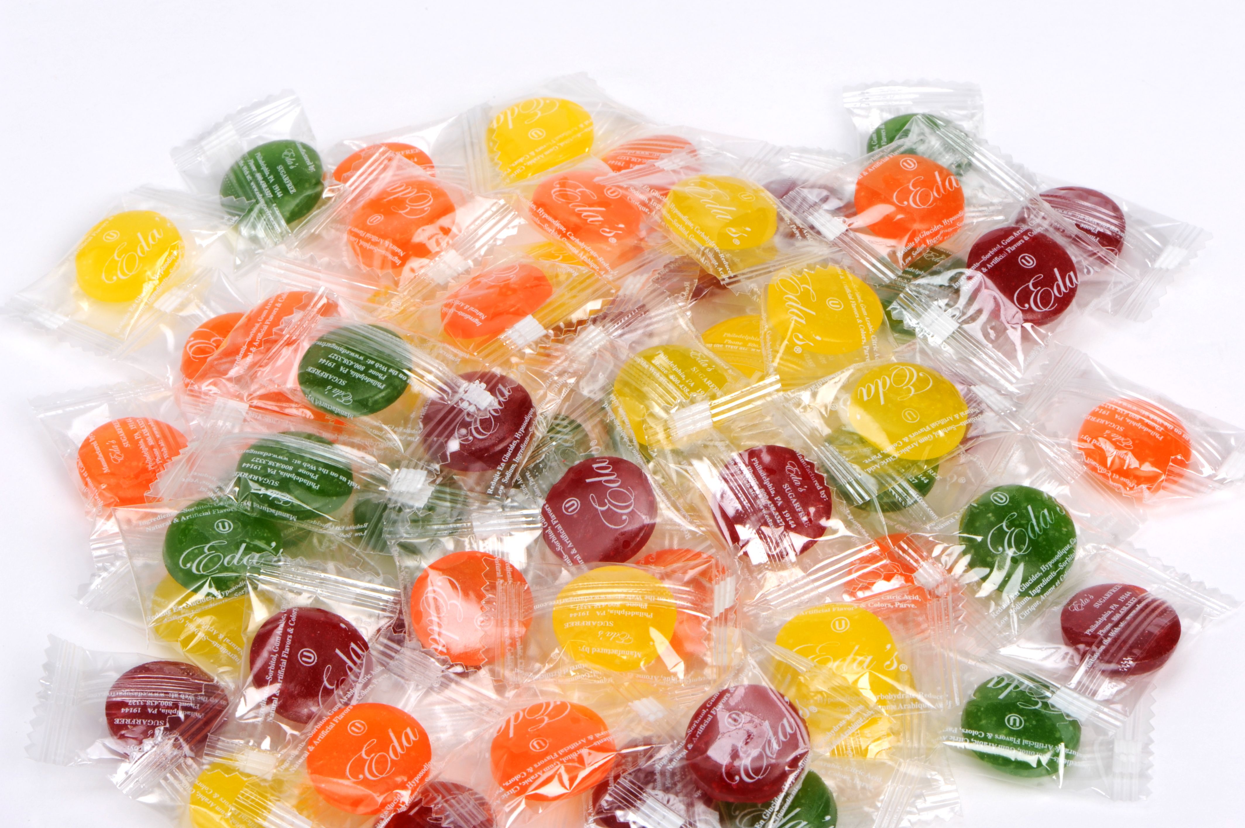 Eda's Sugar Free Sour Fruit Mix 1.25 lb Jar | Bulk Candy